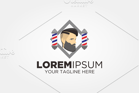 BarberShop Logo in Logo Templates - product preview 1