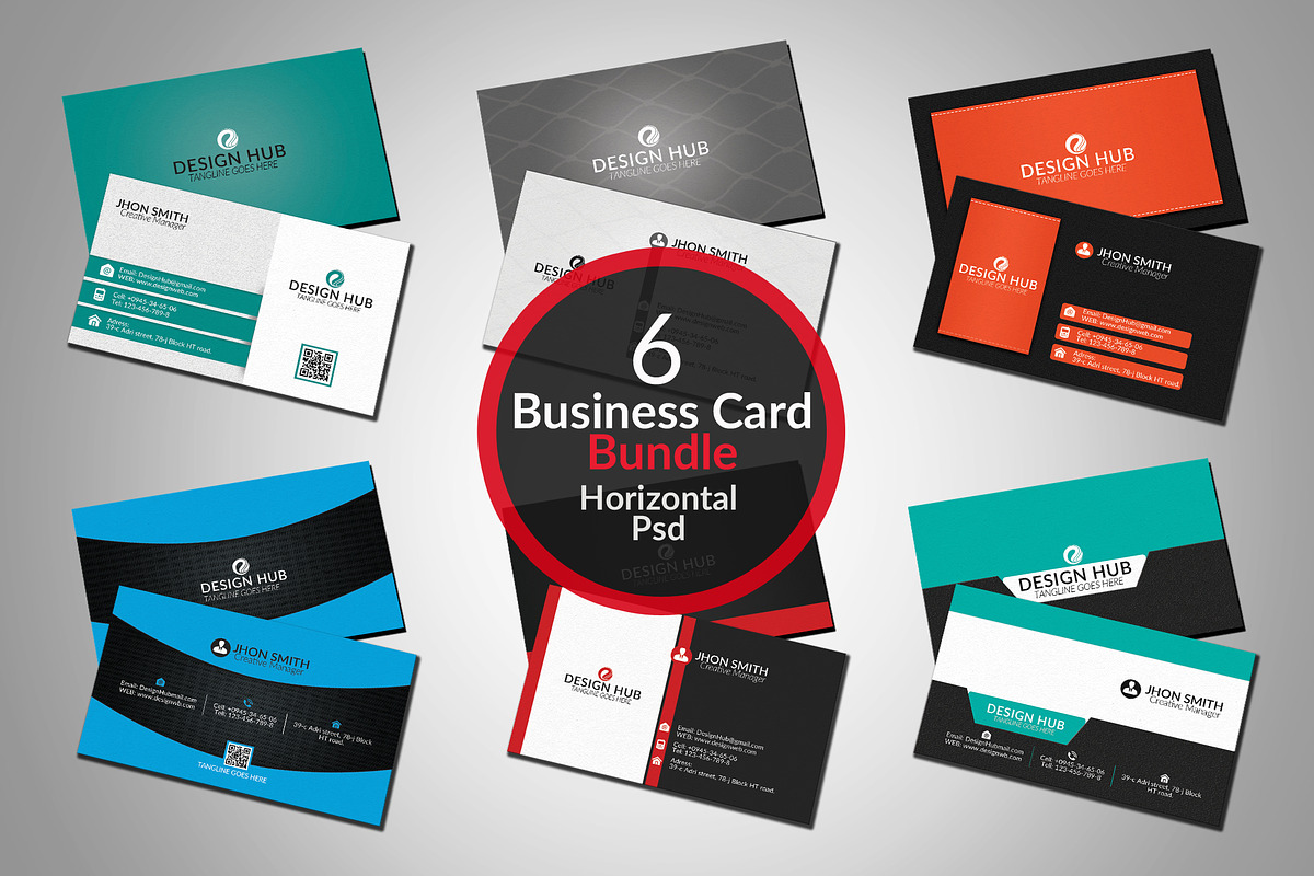 Fabulous business cards bundle in Business Card Templates - product preview 8