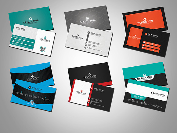 Fabulous business cards bundle in Business Card Templates - product preview 1