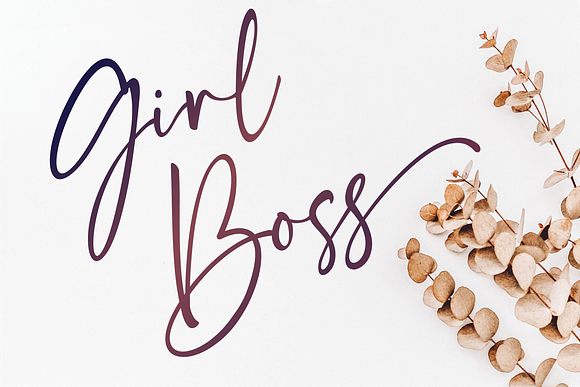 Girl Boss -Sophisticated Calligraphy in Script Fonts - product preview 13