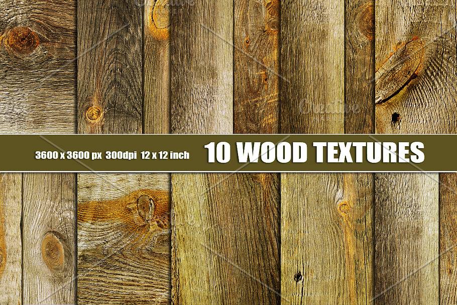 10 old distressed wood textures