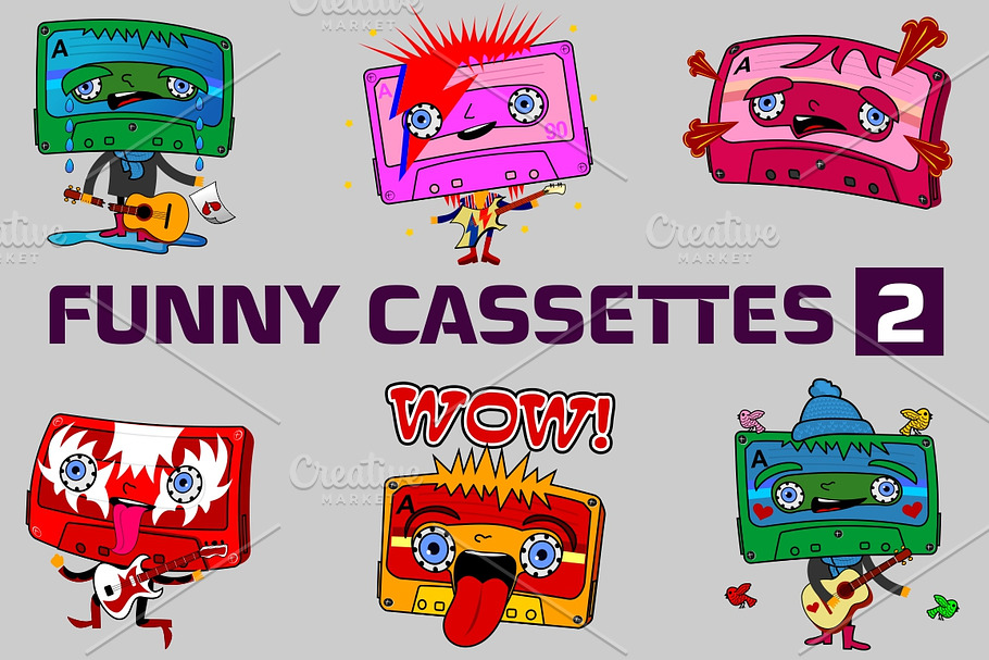 Funny Cassettes vol.2 in Illustrations - product preview 8
