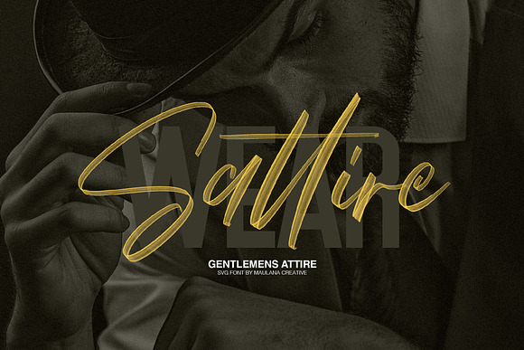 Worthness SVG Brush Font Free Sans in Script Fonts - product preview 2
