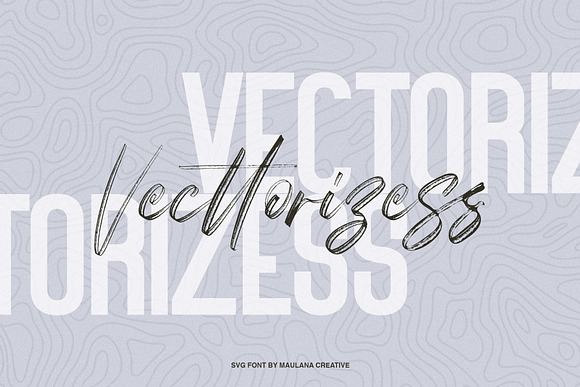 Worthness SVG Brush Font Free Sans in Script Fonts - product preview 4