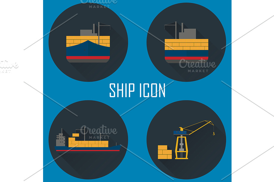 Logistic icon set in Graphics - product preview 8