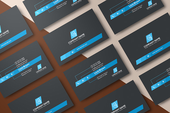 Digital Agency Business Card in Business Card Templates - product preview 3