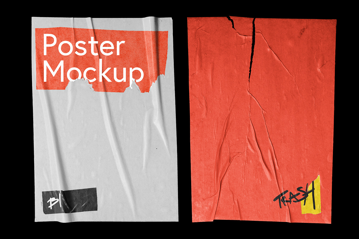30 Poster Mockup Mega Pack in Print Mockups - product preview 8