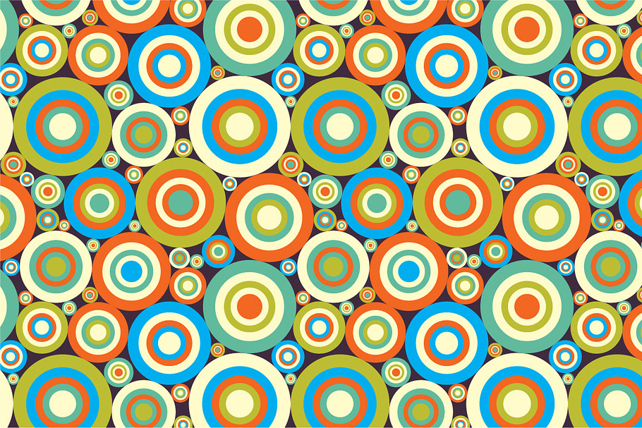Seamless pattern "Colorful circles"