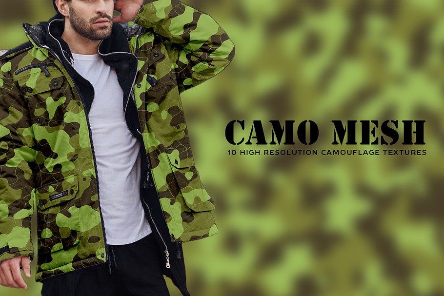 Camo Mesh in Textures - product preview 8