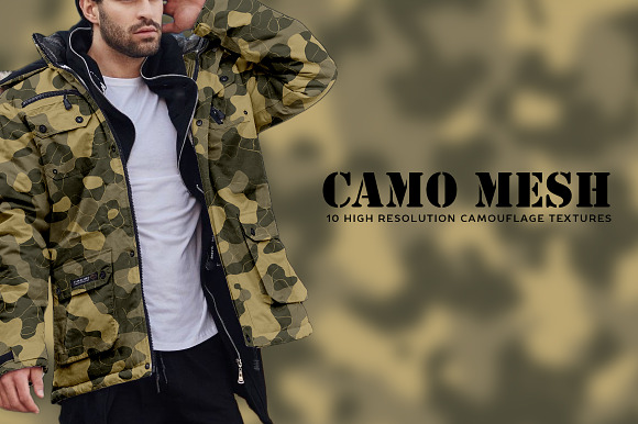 Camo Mesh in Textures - product preview 2
