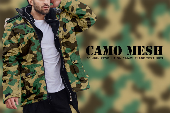 Camo Mesh in Textures - product preview 4