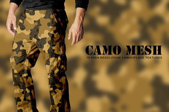 Camo Mesh in Textures - product preview 5