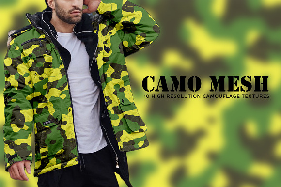 Camo Mesh in Textures - product preview 6