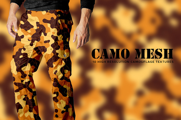 Camo Mesh in Textures - product preview 7