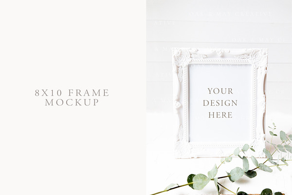 8x10 Wedding Frame Mockup