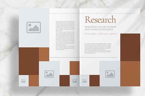 Brown Stylish Brochure in Brochure Templates - product preview 6