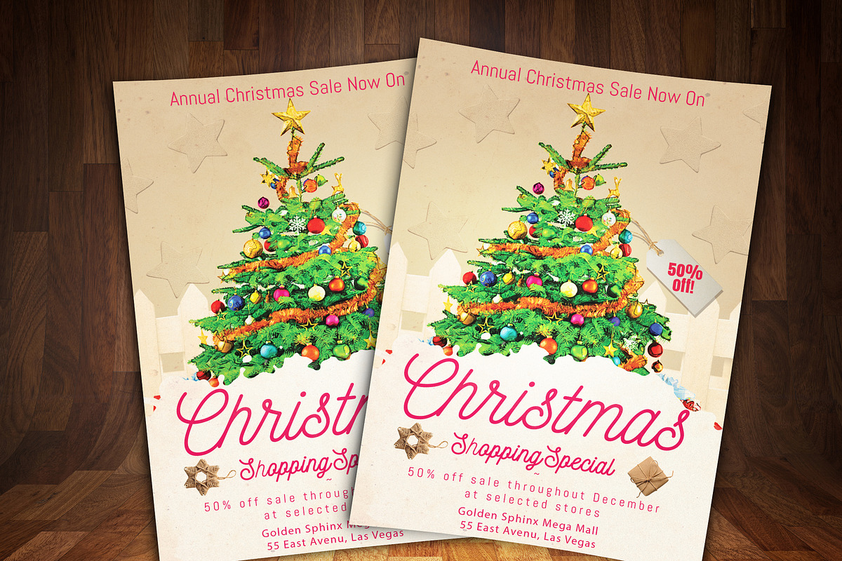 Christmas Sale Flyer in Flyer Templates - product preview 8
