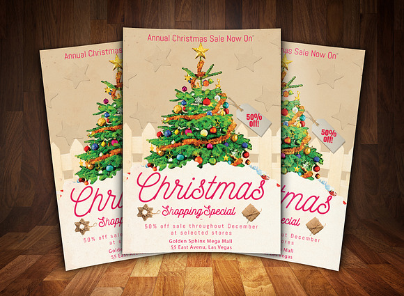 Christmas Sale Flyer in Flyer Templates - product preview 1