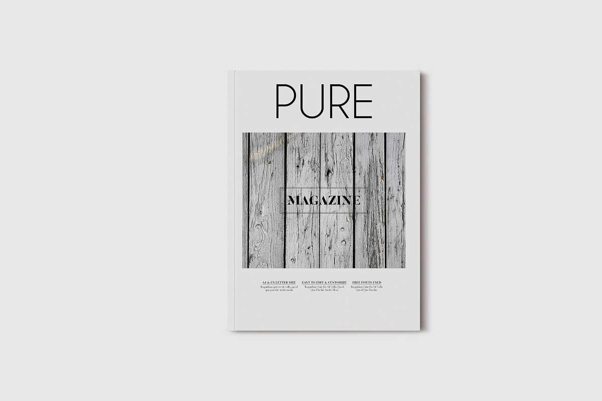 Pure Magazine Template in Magazine Templates - product preview 8