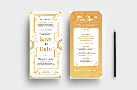 Art Deco Flyers Vol.3 in Flyer Templates - product preview 3