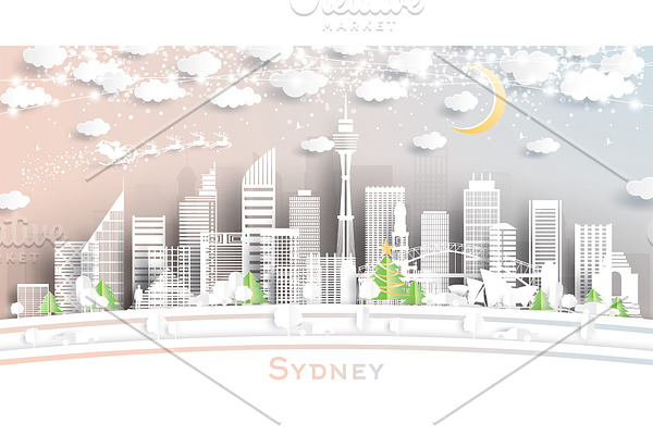 Sydney Australia City Skyline