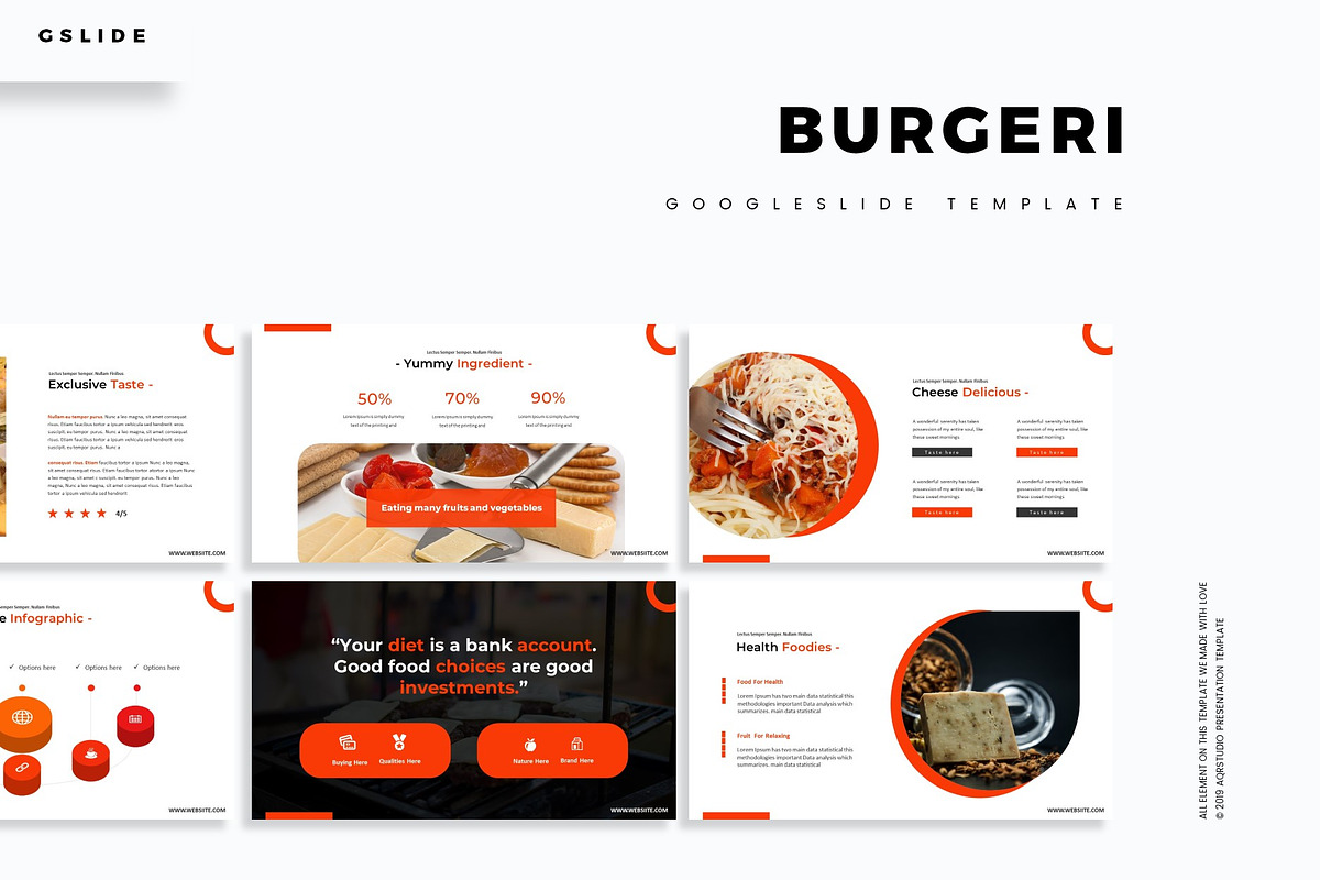 Burgeri - Google Slides Template in Google Slides Templates - product preview 8