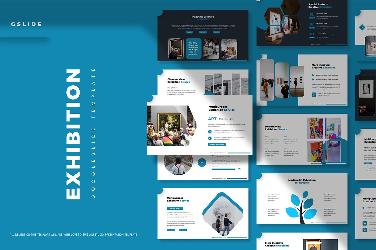 Exhibition - Google Slides Template in Google Slides Templates - product preview 8