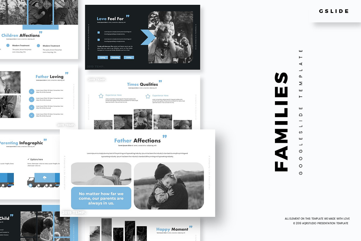 Families - Google Slides Template in Google Slides Templates - product preview 8