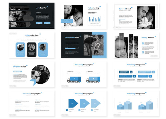 Families - Powerpoint Template in PowerPoint Templates - product preview 2
