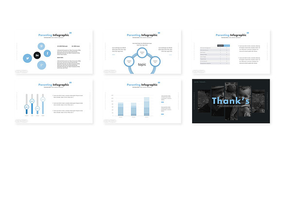 Families - Powerpoint Template in PowerPoint Templates - product preview 3