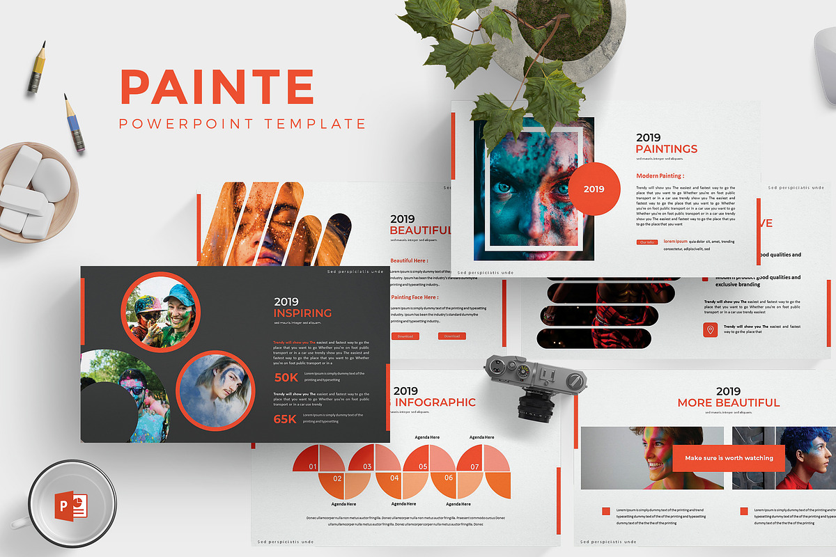 Painte - Powerpoint Template in PowerPoint Templates - product preview 8