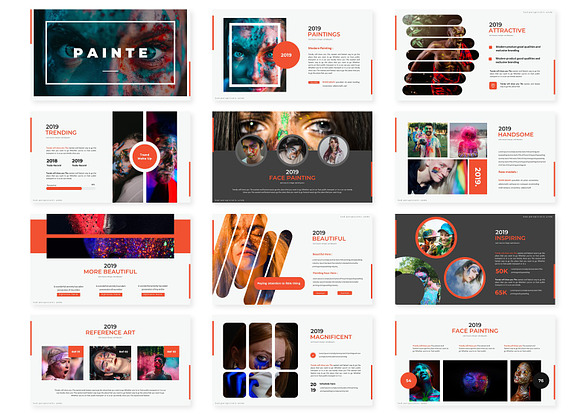 Painte - Powerpoint Template in PowerPoint Templates - product preview 1