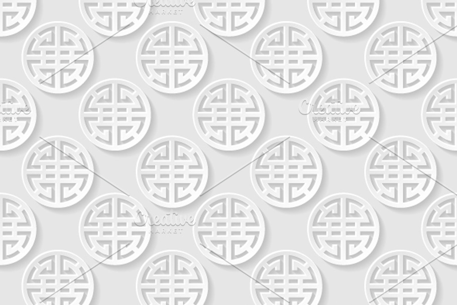 Set of Chinese seamless patterns in Patterns - product preview 8