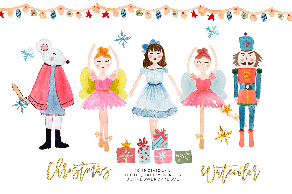 Nutcracker Clip Art in Illustrations - product preview 8