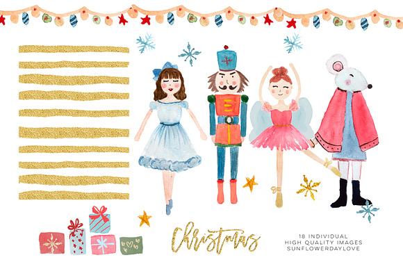 Nutcracker Clip Art in Illustrations - product preview 2