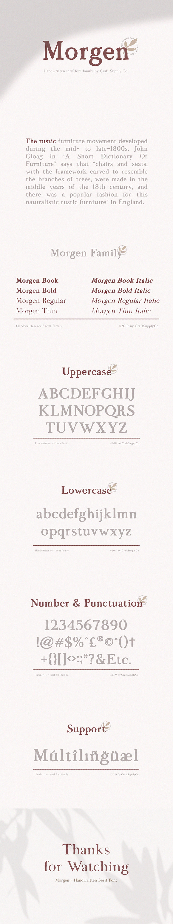 Morgen - Handwritten Serif Font in Serif Fonts - product preview 8