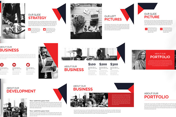 Red Brand Corporate - Powerpoint in PowerPoint Templates - product preview 3