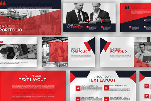 Red Brand Corporate - Powerpoint in PowerPoint Templates - product preview 4