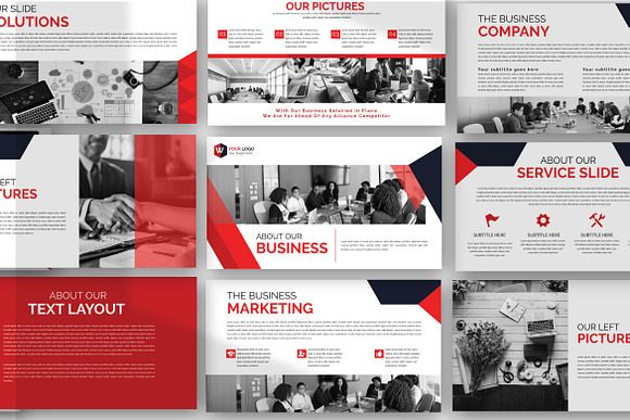 Red Brand Corporate - Powerpoint in PowerPoint Templates - product preview 7