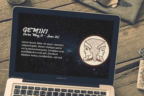 Zodiac Keynote Template Style2 in Keynote Templates - product preview 5