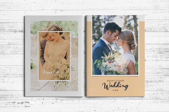 Wedding Album Template in Magazine Templates - product preview 15