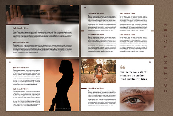 CANVA Modern eBook Templates in Magazine Templates - product preview 13