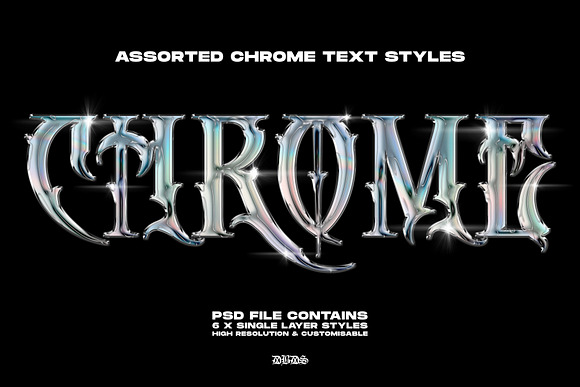 Chrome Metal Text Styles in Add-Ons - product preview 5