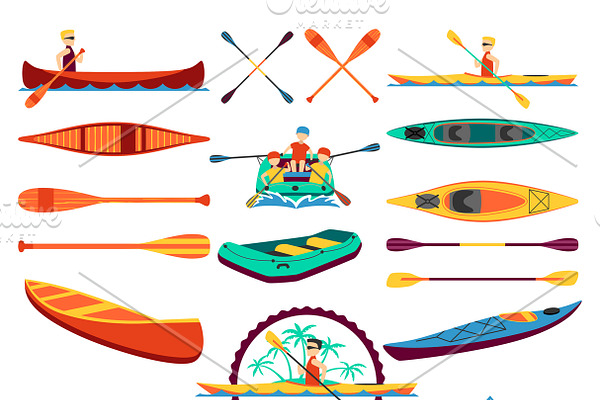 Canoe trails and rafting club emblem