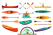 Canoe trails and rafting club emblem