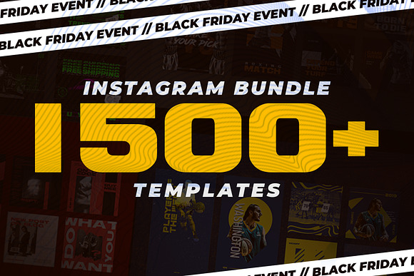 INSTAGRAM BUNDLE 1500+ Templates in Instagram Templates - product preview 56
