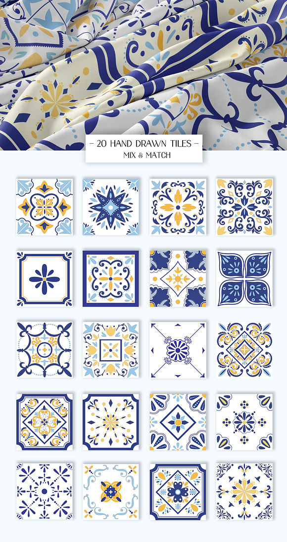 Azulejos. Portuguese Tiles&Patterns in Patterns - product preview 1