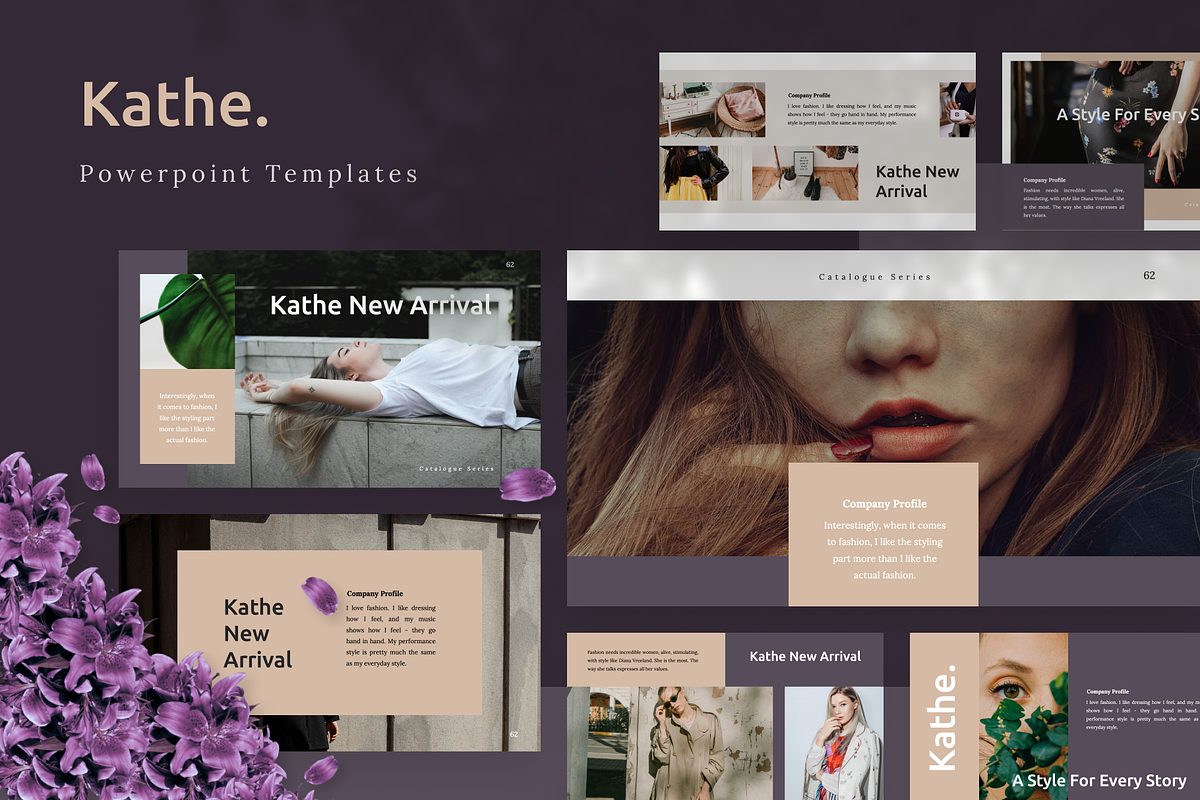 Kathe Creative PowerPoint Template in PowerPoint Templates - product preview 8