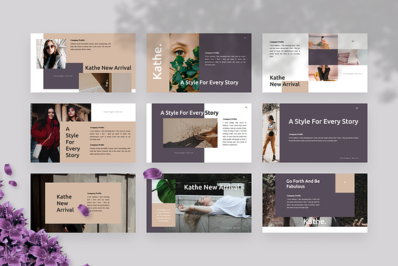 Kathe Creative PowerPoint Template in PowerPoint Templates - product preview 2