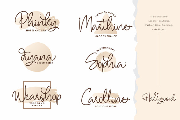 Hallywood - Handwritten Script Font in Script Fonts - product preview 2